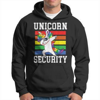 Magical Unicorn Security Best Dad Ever Fathers Day Hoodie | Mazezy