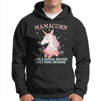 Mamacorn Like A Normal Mother Only More Awesome Hoodie - Monsterry