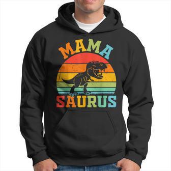 Mamasaurus Mama Saurus Mama Dino Hoodie - Seseable