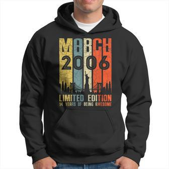 March 2006 T Shirt 14 Year Old Shirt 2006 Birthday Gifts Hoodie | Mazezy