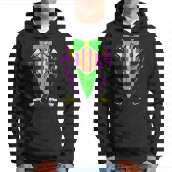 Mardi Gras Costume Tuxedo Carnival Parade New Orleans Hoodie - Seseable