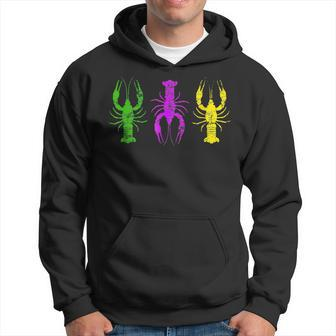 Mardi Gras Crawfish Jester Hat Bead New Orleans Gifts Hoodie - Seseable
