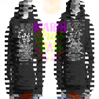 Mardi Gras Mask Beads Funny Party Unique New Orleans Parade V3 Hoodie - Seseable