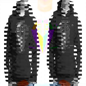Mardi Gras Party Fun Tuxedo New Orleans Festival Hoodie - Seseable