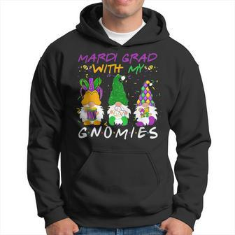Mardi Gras With My Gnomies Costume Outfit Gnome Mardi Gras Hoodie - Seseable