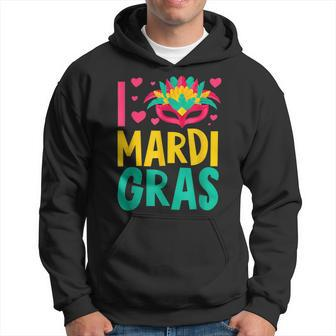 Mardi Gras Yall Celebrating Party L Love Mardi Gras Hoodie - Seseable