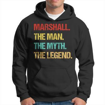 Marshall The Man The Myth The Legend Gift For Mens Hoodie | Mazezy