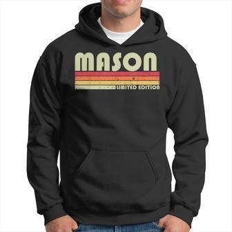 Mason Gift Name Personalized Funny Retro Vintage Birthday Hoodie - Seseable