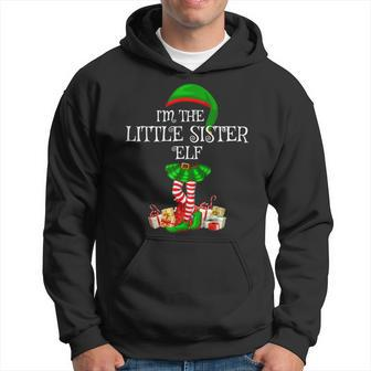 Matching Group Im The Little Sister Elf Christmas Men Hoodie - Thegiftio UK