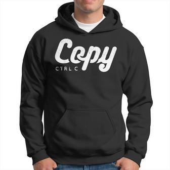 Matching Retro Copy Paste Shirts Ctrl C Fathers Day Gift Hoodie | Mazezy
