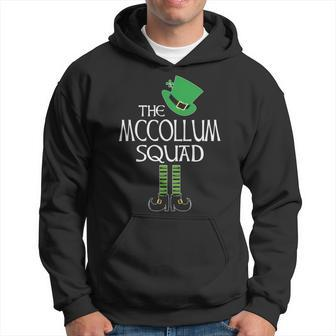 Mccollum Name Gift The Mccollum Squad Leprechaun V2 Hoodie - Seseable