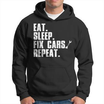 Mechanic For Men Dad Auto Garage Automobile Car Lover Men Hoodie Graphic Print Hooded Sweatshirt - Seseable