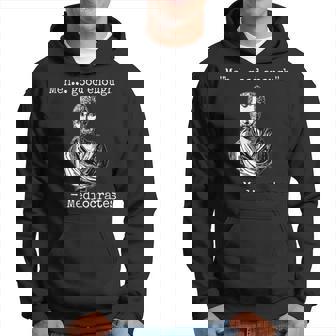 Meh Good Enough Mediocrates Demotivational Quote Hoodie | Mazezy