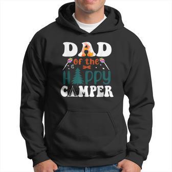 Mens 2021 Family Camping Trip Dad Of The Happy Camper Hoodie - Thegiftio UK