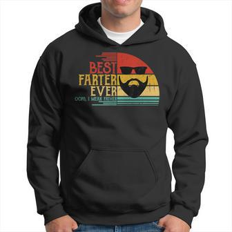 Mens Best Farter Ever I Mean Father Men Fathers Day Funny Vintage Hoodie - Thegiftio UK
