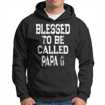 Mens Blessed To Be Called Papa Fathers Day Hoodie - Thegiftio UK