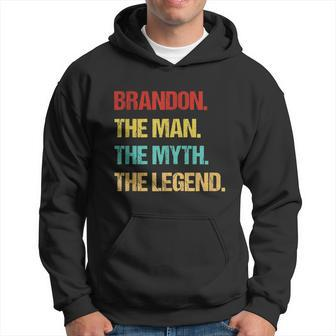 Mens Brandon The Man The Myth The Legend Hoodie - Monsterry DE