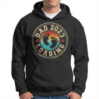 Mens Dad 2023 Loading Vintage Retro For New Daddy Fathers Day Hoodie - Seseable