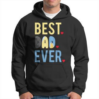 Mens Dad Fathers Day Best Dad Ever 2021 Hoodie - Thegiftio UK