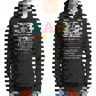 Mens Dad Tax Funny Dad Tax Definition Fathers Day Hoodie - Thegiftio UK