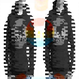 Mens Doodle Dad - Vintage Goldendoodle Dog Owner Fathers Day Papa Hoodie - Thegiftio
