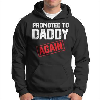 Mens Funny Dad Fathers Day Pregnancy Announcement Daddy Dad To Be Hoodie - Thegiftio UK