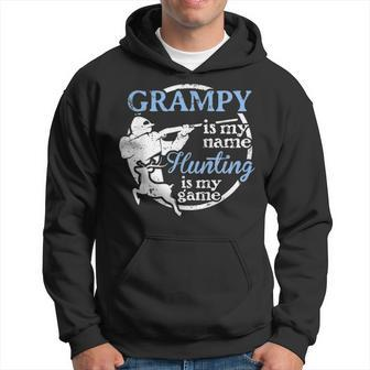 Mens Hunting Grampy Fathers Day Gift For Dad Or Grandpa Hunter Hoodie - Seseable