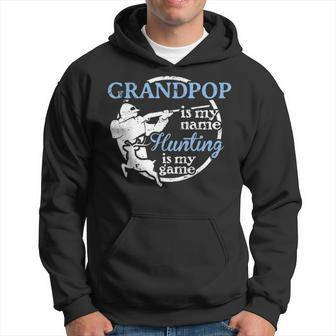 Mens Hunting Grandpop Fathers Day Gift For Dad Or Grandpa Hunter Hoodie - Seseable