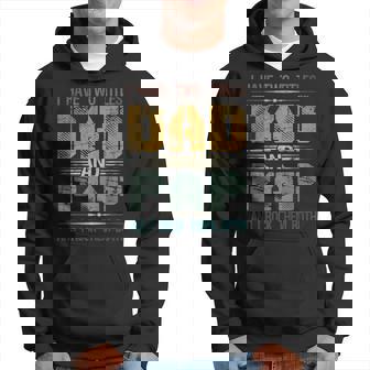 Mens I Have Two Titles Dad And Pap Funny Fathers Day For Papa Hoodie - Seseable