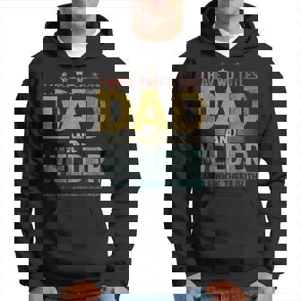 Mens I Have Two Titles Dad And Welder And I Rock Them Both Hoodie - Seseable