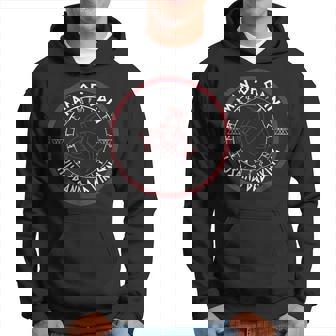 Mens Norse Mythology Man Of Odin Gjallarhorn Fathers Day Viking Hoodie - Thegiftio