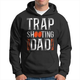 Mens Shotgun Skeet Trap Clay Pigeon Shooting Dad Father Vintage Hoodie | Mazezy