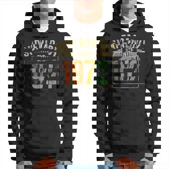 Mens Superdaddy Since 1972 Dad Gifts Fathers Day Hoodie - Thegiftio UK