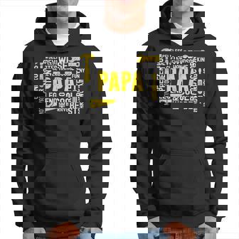 Mens The Man The Myth Legend Motivator Papa Fathers Day Hoodie - Thegiftio UK
