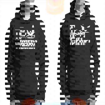 Mens The Weedfather Funny Cannabis Weed 420 Dad Daddy Stoner Hoodie - Thegiftio
