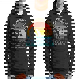 Mens Vintage Fishing Regular Dad Trying Not To Raise Liberals V2 Hoodie | Seseable UK