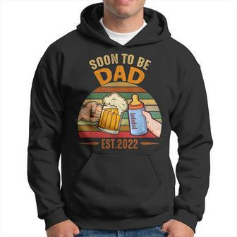 Mens Vintage - Soon To Be Dad 2022 Fathers Day Hoodie - Seseable