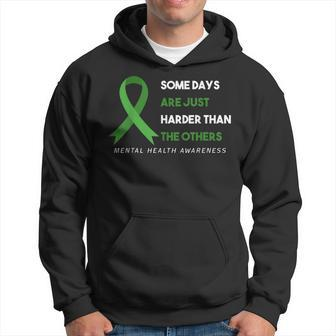 Mental Health Awareness Green Ribbon Saying Quote Hoodie | Mazezy UK