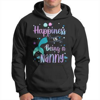 Mermaid Mom Happiness Is Being A Nanny Hoodie | Mazezy