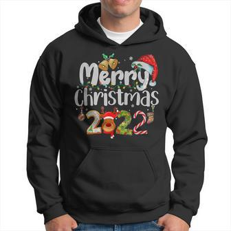 Merry Christmas 2022 Family Xmas Ball Light Garden Reindeer Men Hoodie Graphic Print Hooded Sweatshirt - Seseable