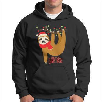 Merry Christmas Sloth Slothmas Hoodie - Monsterry UK