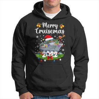 Merry Cruisemas 2022 Family Cruise Christmas Funny Boat Trip V7 Men Hoodie Graphic Print Hooded Sweatshirt - Thegiftio UK