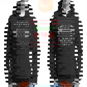 Merry Liftmas Christmas Workout For Fitness Fan Men Hoodie - Thegiftio
