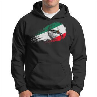 Mexican Baseball Player Mexico Flag Baseball Lover Hoodie | Mazezy CA