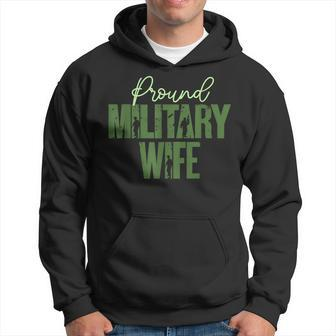 Military Wifey Army Wife Outfit Military Coming Home Gift Hoodie | Mazezy