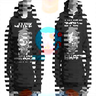 You Make Miso Happy Ramen Noodle Soup Cat Saying Men Hoodie - Thegiftio