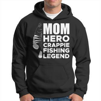 Mom Hero Crappie Fishing Legend Muttertag V2 Hoodie - Seseable