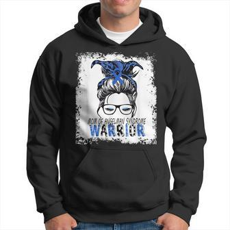 Mom Of Angelman Syndrome WarriorI Wear Blue For Angelmans Hoodie - Seseable