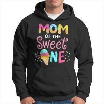 Mom Of Sweet One Birthday Matching Family Ice Cream Hoodie | Mazezy