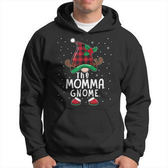 The Momma Gnome Matching Christmas Pajama Buffalo Men Hoodie - Thegiftio UK